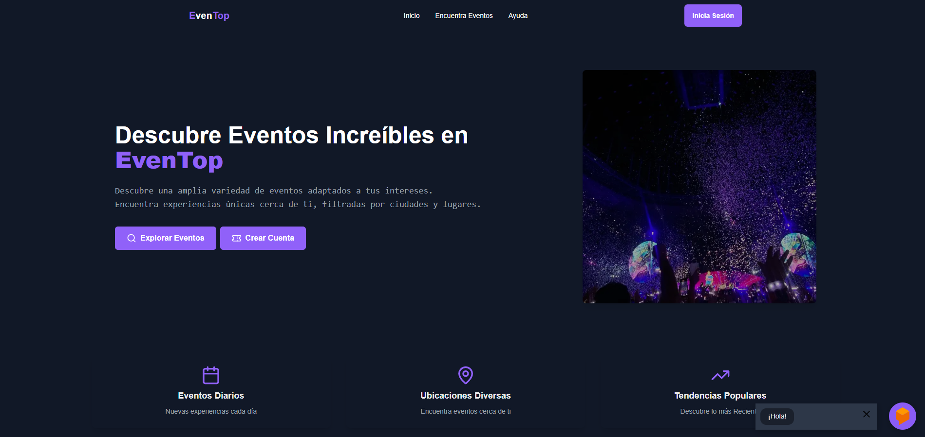 Imagen del proyecto EvenTop